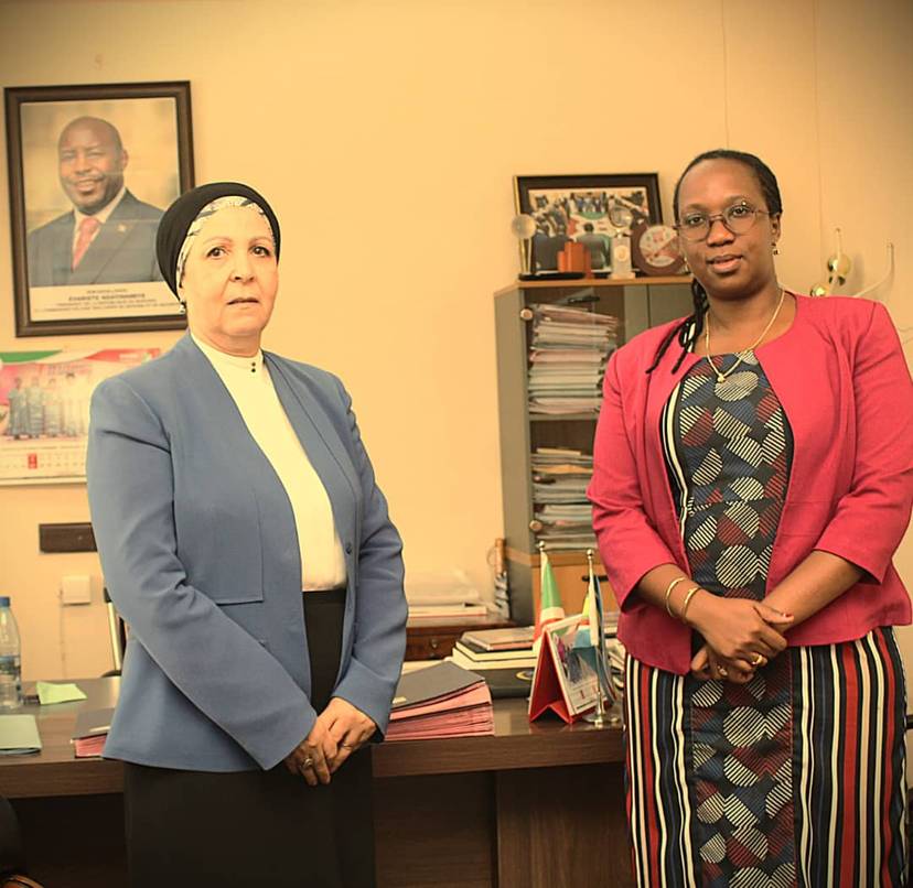 Meeting H.E. Mrs Sabah Fedel, Ambassador, and H.E. Mrs Marie Chantal NIJIMBERE, Minister of Trade, Transport, Industry and Tourism